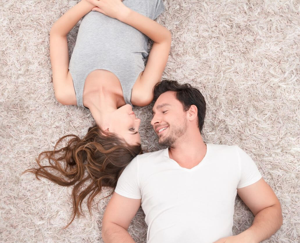 HAppy couple looking at each otherE