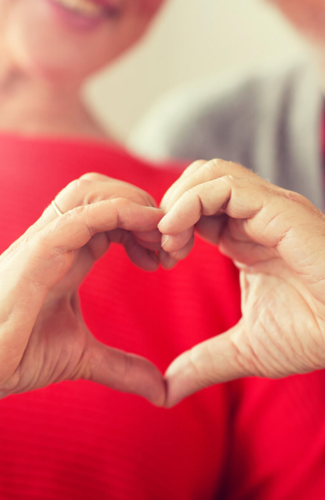 Hands making a heart
