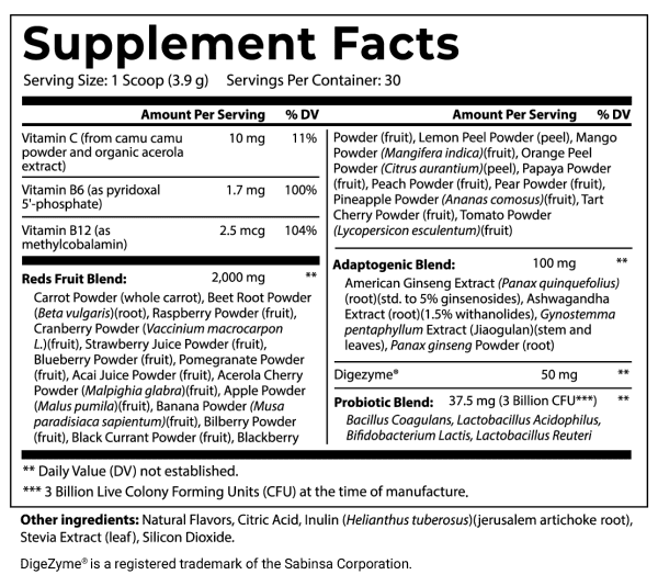 supplement facts